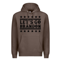 Coffee let's go brandon black Premium Hoodie - Jasminsmagicworld
