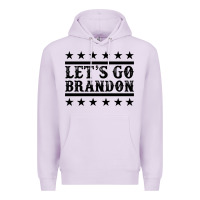Lilac let's go brandon black Premium Hoodie - Jasminsmagicworld
