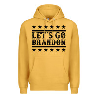 Mustard let's go brandon black Premium Hoodie - Jasminsmagicworld