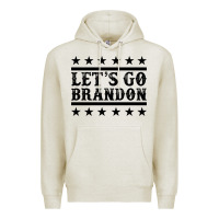 Oatmeal Heather let's go brandon black Premium Hoodie - Jasminsmagicworld