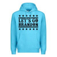 Ocean Blue let's go brandon black Premium Hoodie - Jasminsmagicworld