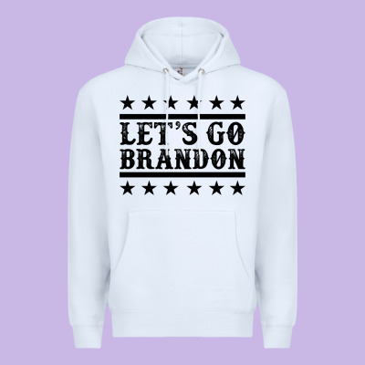 Let's Go Brandon Black Premium Hoodie Designed By Jasminsmagicworld