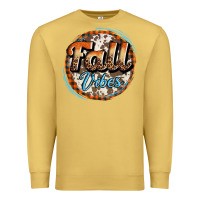 Antique Gold fall vibes Premium Sweatshirt - AdoDesignShop
