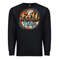 Black fall vibes Premium Sweatshirt - AdoDesignShop