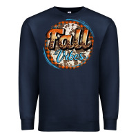 Navy fall vibes Premium Sweatshirt - AdoDesignShop