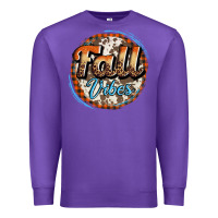 Purple fall vibes Premium Sweatshirt - AdoDesignShop