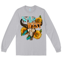 Moon Dust Western Wild West Rodeo Long Sleeve Tee - BundleAndBundleShop