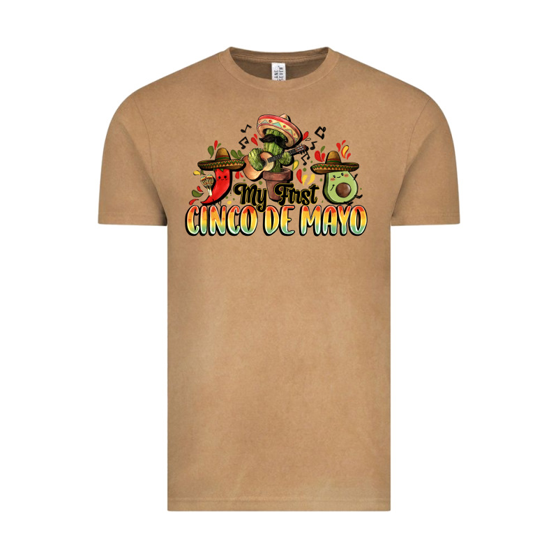My First Cinco De Mayo Vintage Tee by FaDigitalArtStudio | Teevron