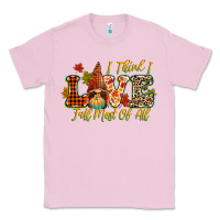 Bubblegum Pink i think i love fall most of all Classic Tee - CowGirlArtShop