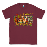 Burgundy i think i love fall most of all Classic Tee - CowGirlArtShop