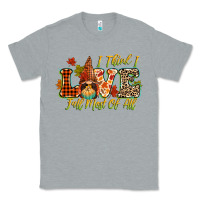 Heather Grey i think i love fall most of all Classic Tee - CowGirlArtShop