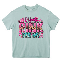 I Wear Pink For My Custom Name Cancer Awareness Heavy Core Tee | Teevron
