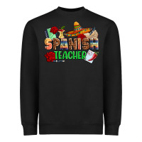 Black spanish teacher Heavyweight Sweatshirt - AdoDesignShop
