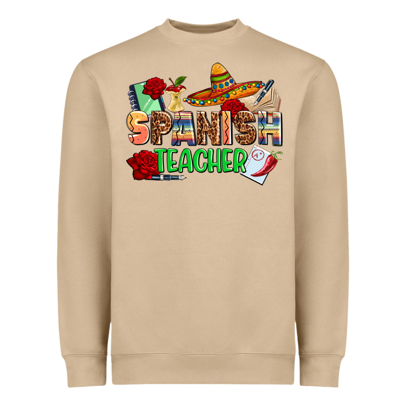 Spanish Teacher Heavyweight Sweatshirt by AdoDesignShop | Teevron