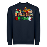 Navy spanish teacher Heavyweight Sweatshirt - AdoDesignShop