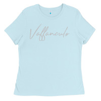 Baby Blue vaffanculo essential Ladies Tee - linhVisuals