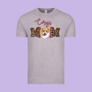 Corgi Mom Vintage Tee Designed By Jasminsmagicworld