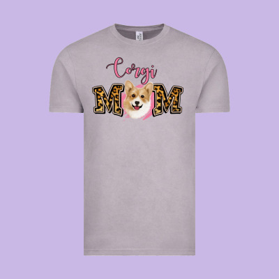 Corgi Mom Vintage Tee Designed By Jasminsmagicworld