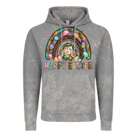 Cloud Rock Happy Easter Rainbow Vintage Hoodie - BundleAndBundleShop