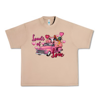 Loads Of Love Valentine's Day Farm Truck Urban Heavy Tee | Teevron