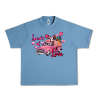 Pebble Blue Loads of love Valentine's Day farm truck Urban Heavy Tee - FaDigitalArtStudio