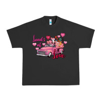 Pigment Black Loads of love Valentine's Day farm truck Urban Heavy Tee - FaDigitalArtStudio