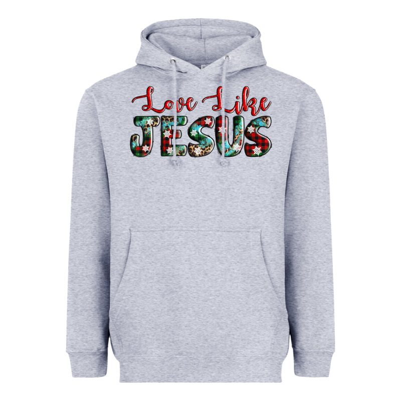 Love Like Jesus Heavyweight Hoodie by AdoDesignShop | Teevron