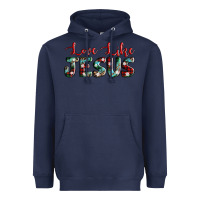 Navy love like jesus Heavyweight Hoodie - AdoDesignShop