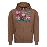 Chestnut pca patient care assistant Zipper Hoodie - AdoDesignShop