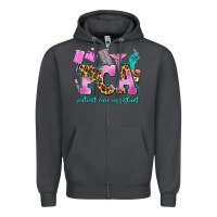 Smoke pca patient care assistant Zipper Hoodie - AdoDesignShop