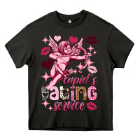 Asphalt Cupid's dating service Valentine's Day Heavy Core Tee - HowdyJamesFarm