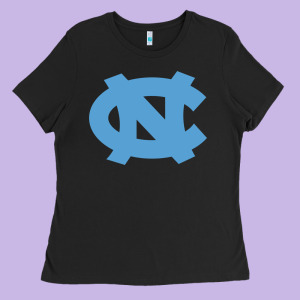 North Carolina Tar Heels Ladies Tee Designed By Linhvisuals