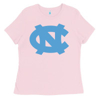 Bubblegum Pink North Carolina Tar Heels Ladies Tee - linhVisuals