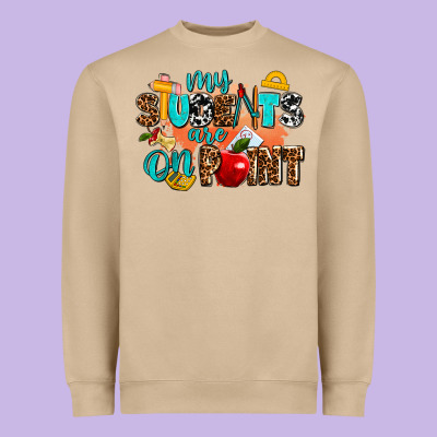 My Students Are On Point Heavyweight Sweatshirt Designed By Adodesignshop