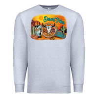 Heather Grey desert vibes Premium Sweatshirt - AdoDesignShop