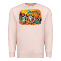 Pale Pink desert vibes Premium Sweatshirt - AdoDesignShop