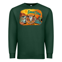 Sports Green desert vibes Premium Sweatshirt - AdoDesignShop