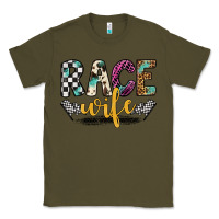Army Green race wife Classic Tee - Artiststas
