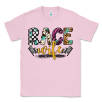 Bubblegum Pink race wife Classic Tee - Artiststas