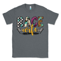 Charcoal Heather race wife Classic Tee - Artiststas