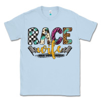 Dusty Blue race wife Classic Tee - Artiststas