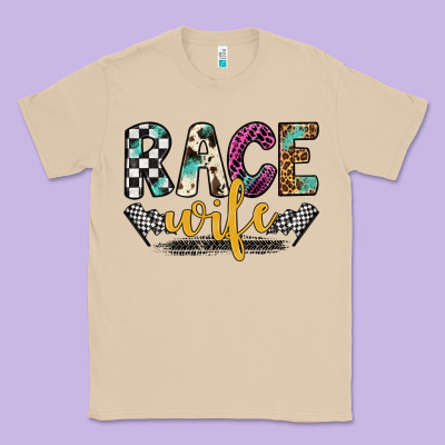 Race Wife Classic Tee Designed By Artiststas