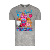 Cloud Rock One Loved Teacher Valentines Day Cold Drink Frappe Vintage Tee - FaDigitalArtStudio