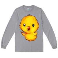 Heather Grey chick Long Sleeve Tee - FaDigitalArtStudio