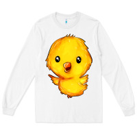 White chick Long Sleeve Tee - FaDigitalArtStudio