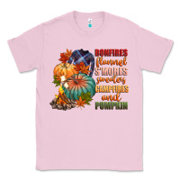 Bubblegum Pink bonfires flannels smores campfires and pu Classic Tee - CowGirlArtShop