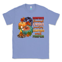 Colony Blue bonfires flannels smores campfires and pu Classic Tee - CowGirlArtShop