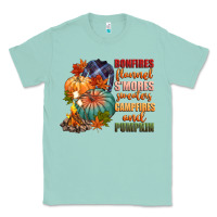 Seafoam bonfires flannels smores campfires and pu Classic Tee - CowGirlArtShop