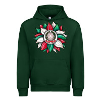 Forest Green sunflower i̇talian flag Urban Hoodie - JahusDesignShop