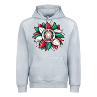 Heather Grey sunflower i̇talian flag Urban Hoodie - JahusDesignShop